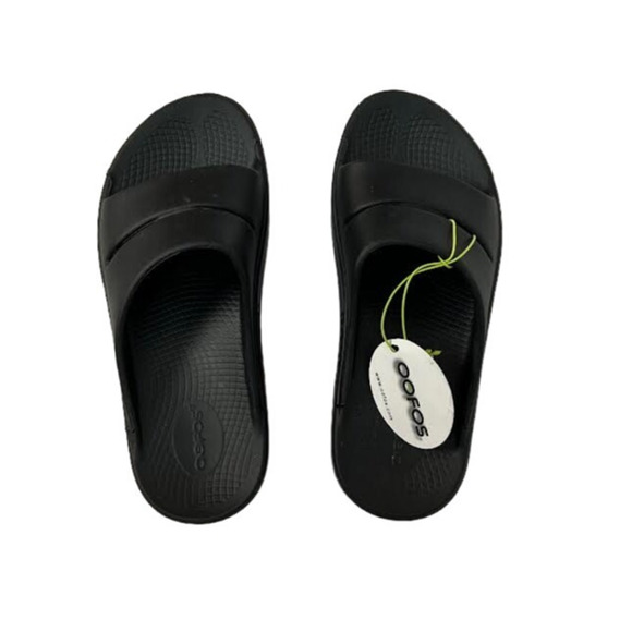 NWT! OOFOS OOahh‎ Slide, Black - Men’s Size 5, Women’s Size 7 main image 6